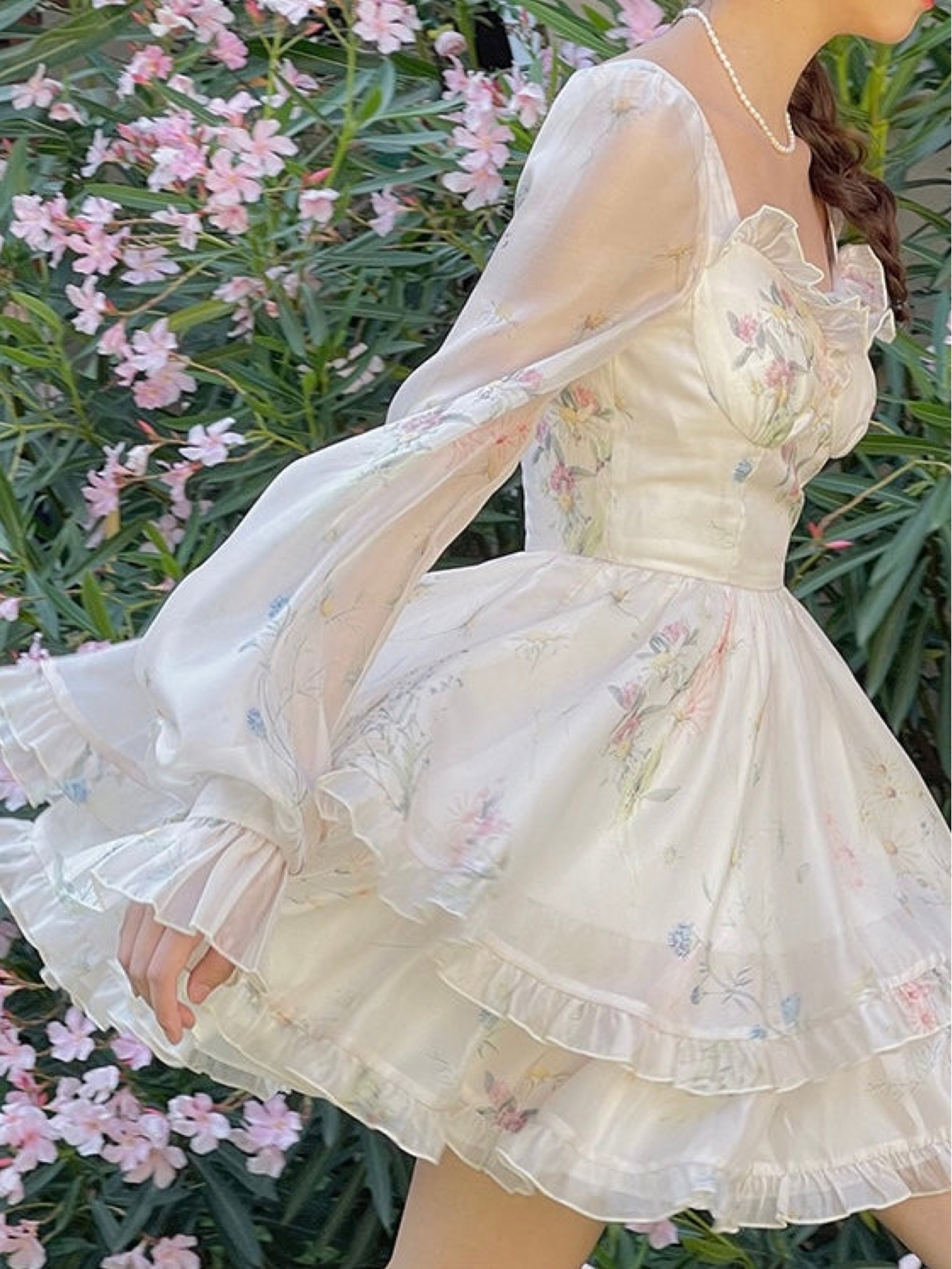 Fairy of Clovers Fairycore Dress