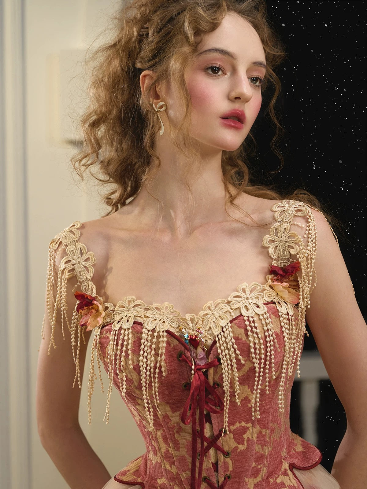 Oracle Dress Floral Oracle Golden dress – ÀMonBelAmour