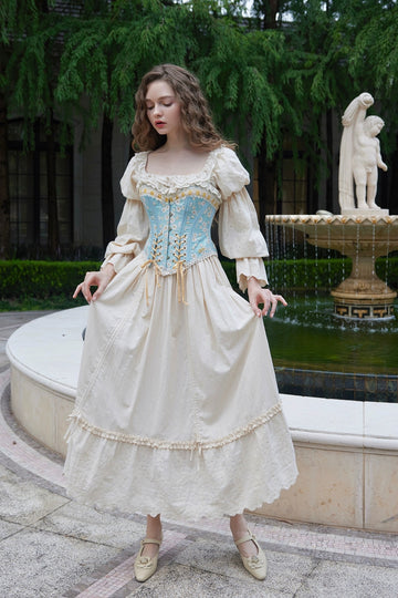 Hawkins' Tea Party Regency style dress & underbust corset set – ÀMonBelAmour