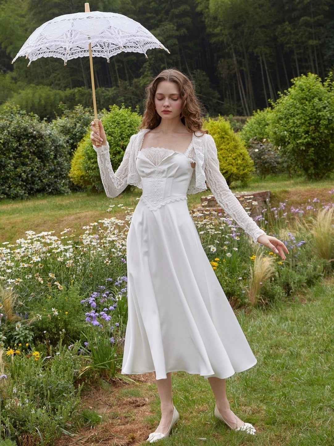White Pearl dress & cardigan set – ÀMonBelAmour