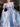 [LAST CHANCE] Guinivere mulberry silk fairy light blue princess dress