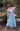 [LAST CHANCE] Guinivere mulberry silk fairy light blue princess dress